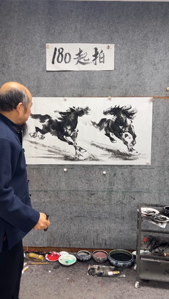 【闪购商品】国画马到成功 带收藏证书