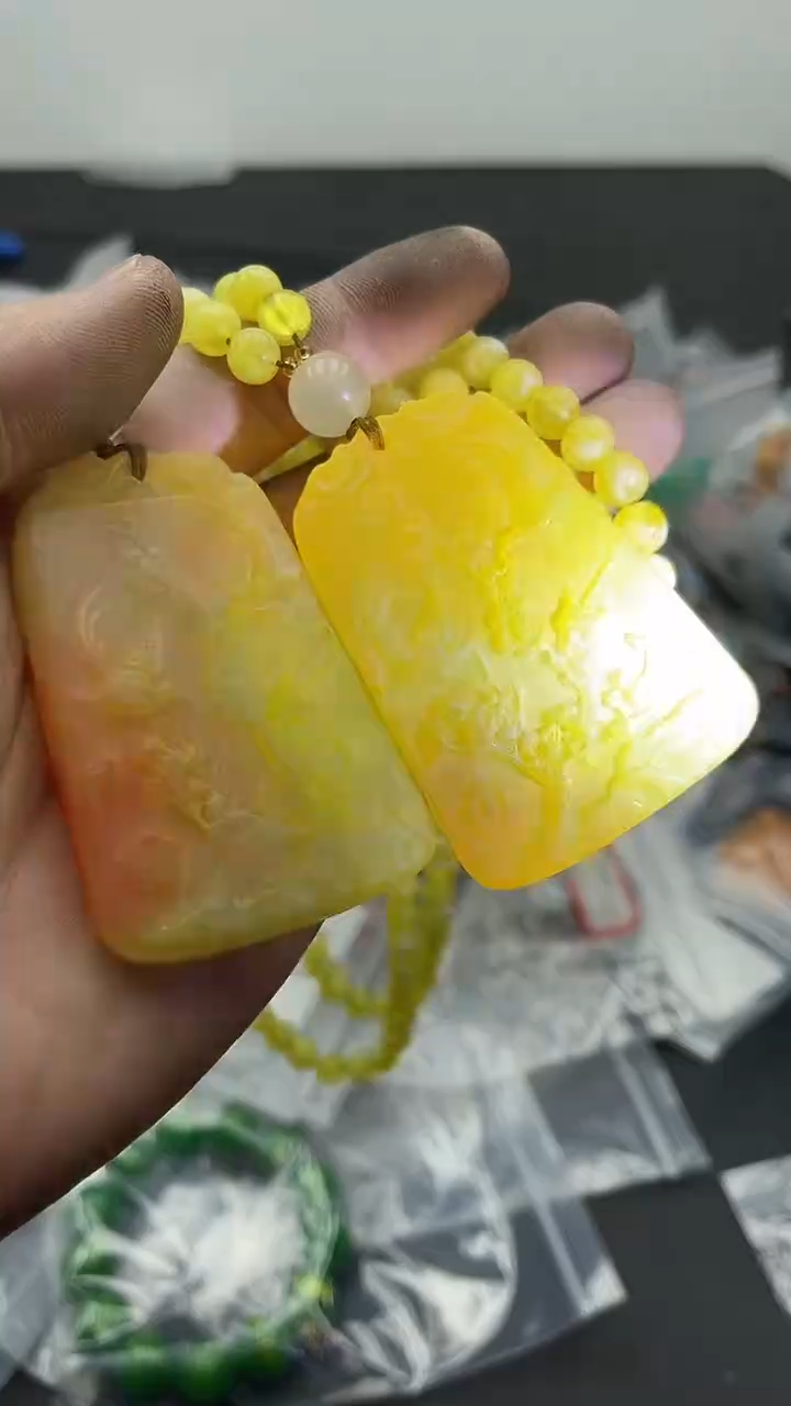 【闪购商品】硅化珊瑚颈饰未镶嵌197