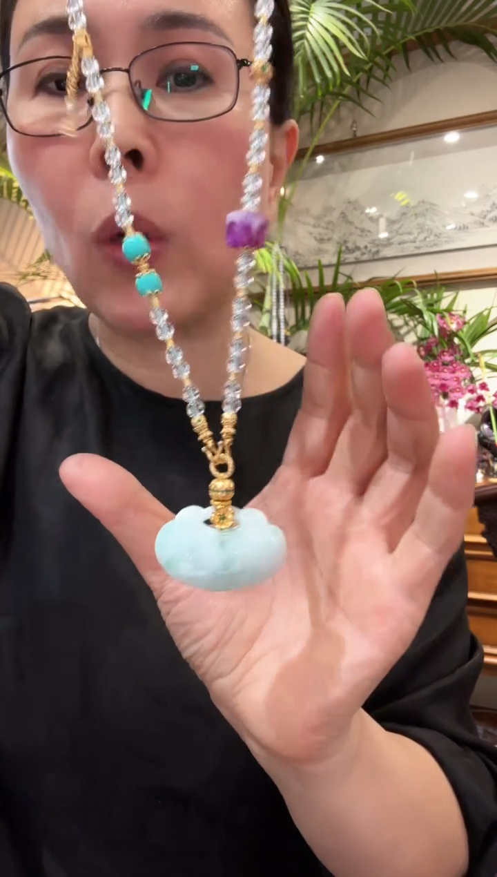 【闪购商品】翡翠颈饰未镶嵌国风