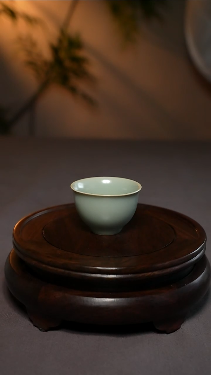 仿古汝官釉原产地小婉杯