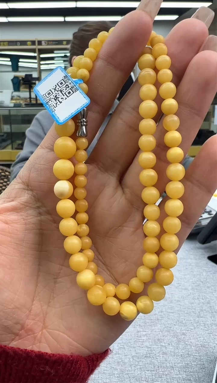 【闪购商品】琥珀颈饰未镶嵌530秒拍号