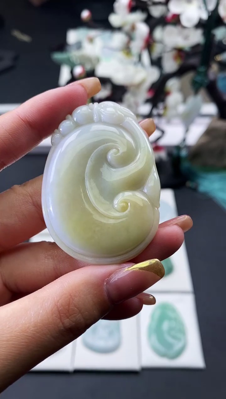 【闪购商品】翡翠颈饰未镶嵌天然缅甸翡翠A货