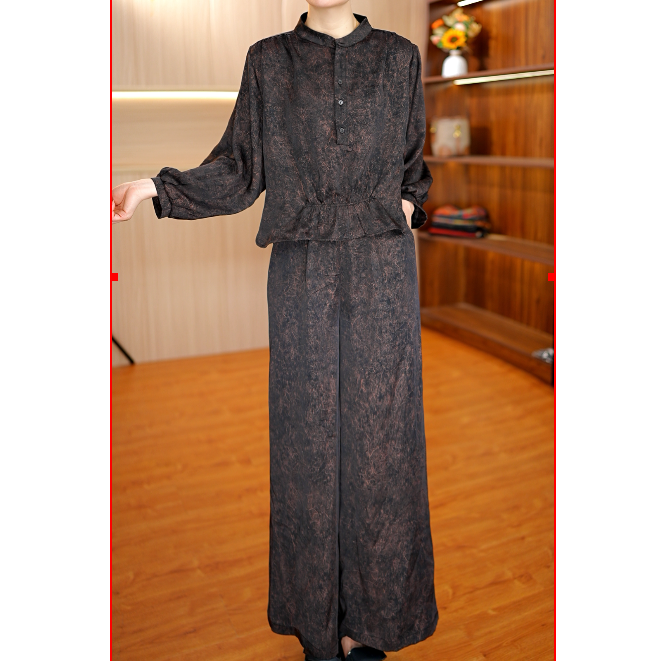 3340-21【黑金两件套】新款女士套装