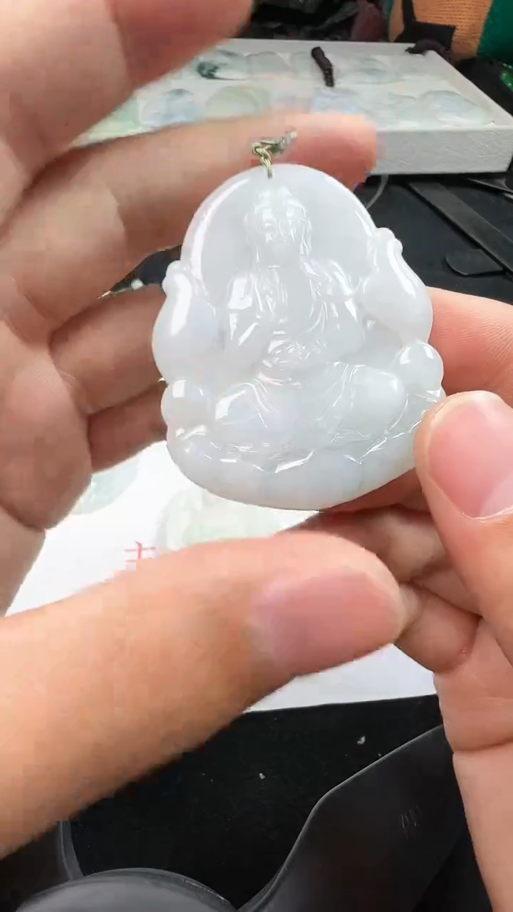 【闪购商品】翡翠颈饰未镶嵌天然翡翠带绳多样性发一