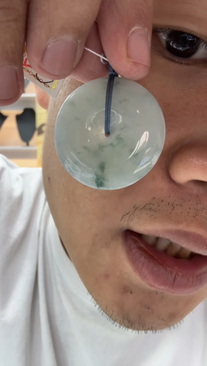 【闪购商品】翡翠颈饰未镶嵌天然翡翠A货孤品一件