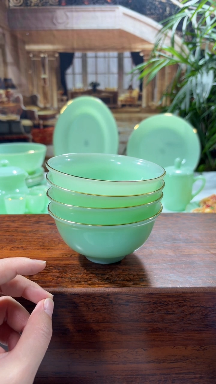 【闪购商品】...4.5英寸玉瓷碗4个口径11.5厘米 