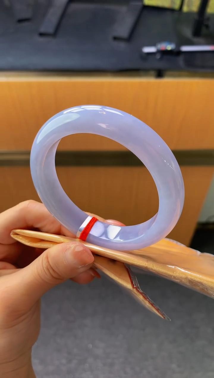 未镶嵌手镯翡翠-C118 圈口56.4