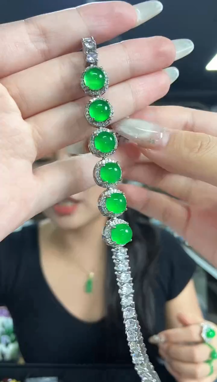 未镶嵌手链翡翠闪购链接多样性发其一颜色微差