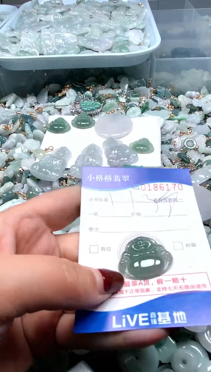 【闪购商品】翡翠颈饰未镶嵌闪购商品0186170