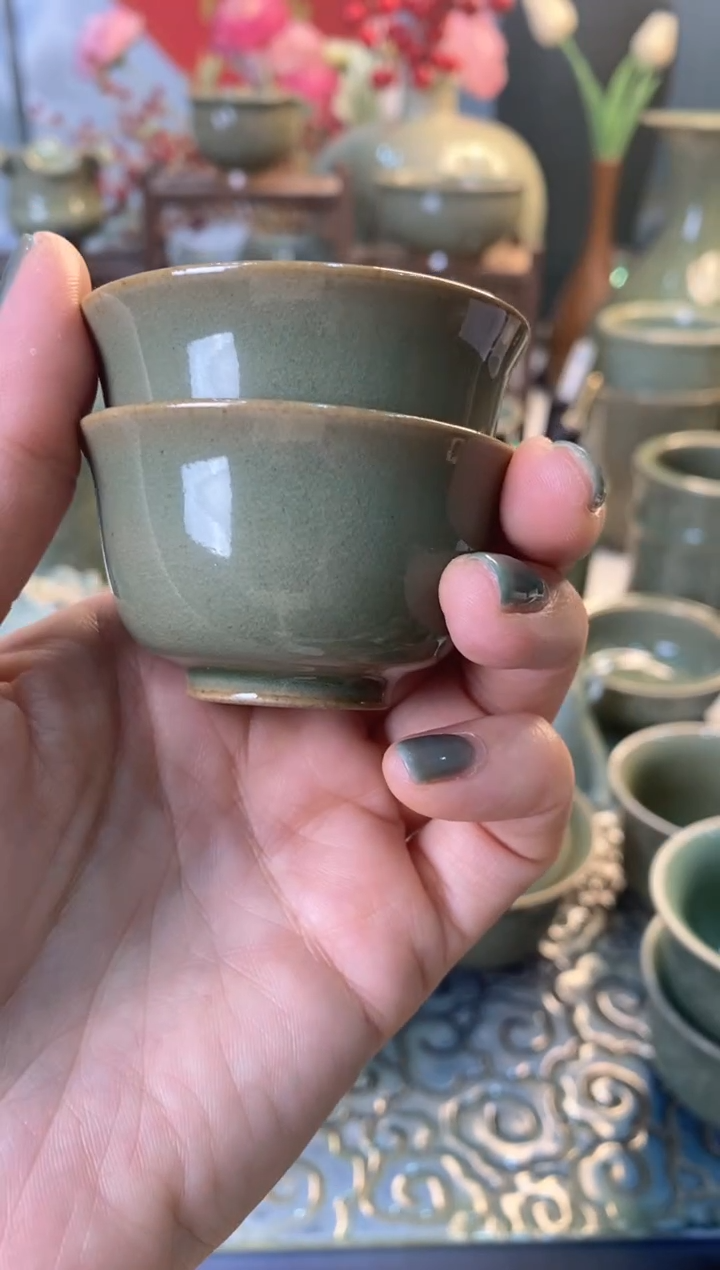 【闪购商品】黑泥素面微瑕小茶杯【2只】