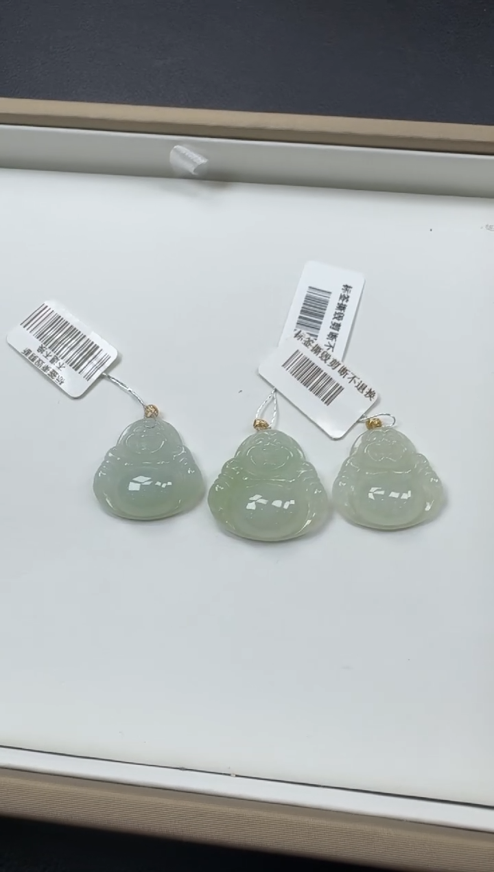 【闪购商品】翡翠颈饰18K金镶嵌K231-56佛公多样性发一