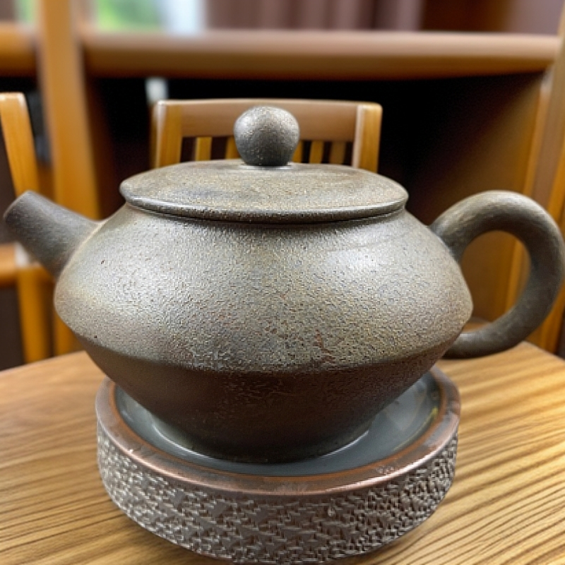 广西坭兴陶茶具 薄胚柴烧壶 容量250cc 全手工制作原矿紫泥茶壶