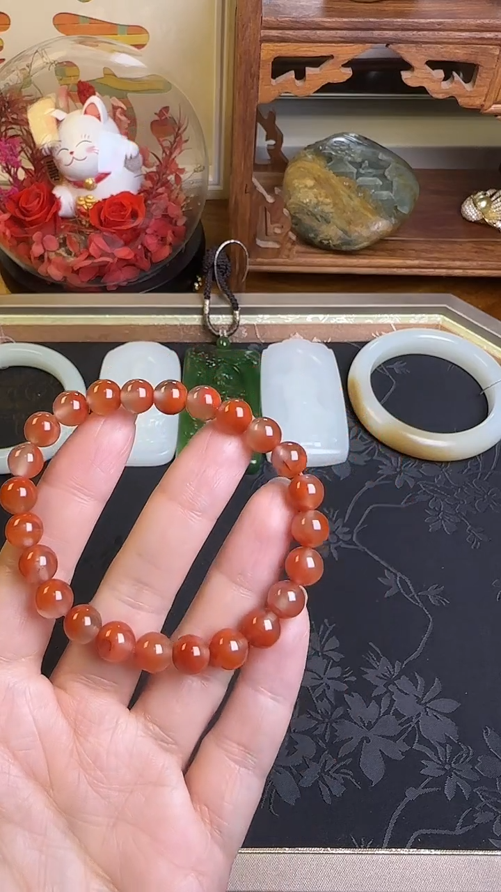 未镶嵌手串南红玛瑙南红手串