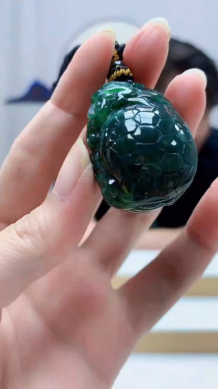 未镶嵌定制翡翠5060zm-毛货挂件66