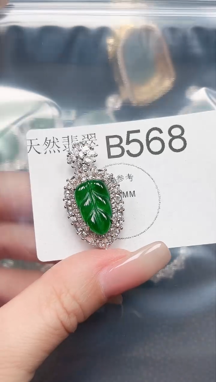 【闪购商品】翡翠颈饰未镶嵌568赠皮绳