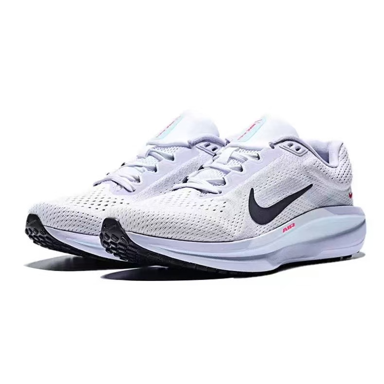 NIKE/耐克官方女子AIR WINFLO 11白紫时尚缓震跑步鞋-IM6685-159