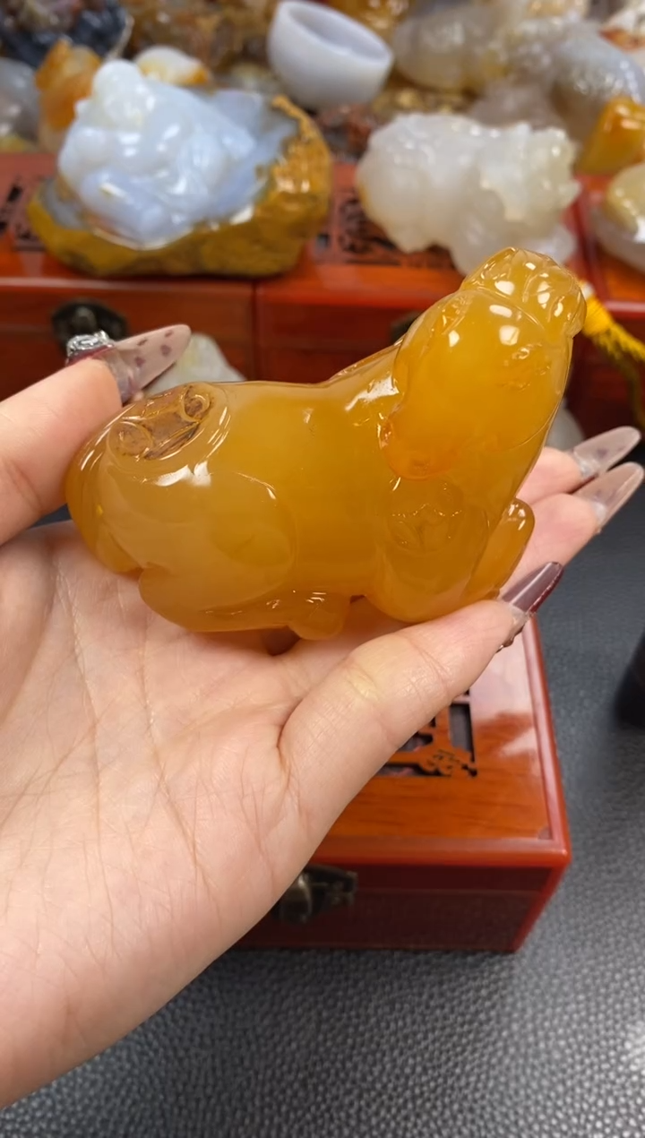 【闪购商品】玛瑙/玉髓手把未镶嵌1