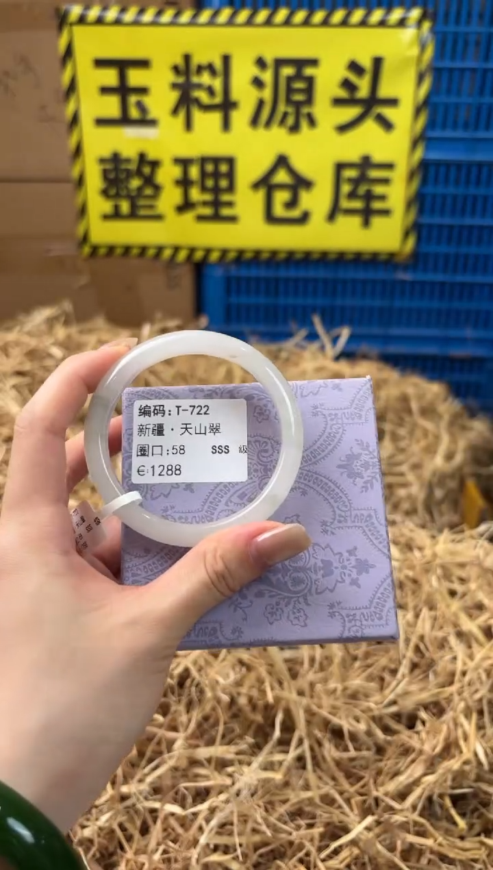 未镶嵌手镯石英质玉T-722