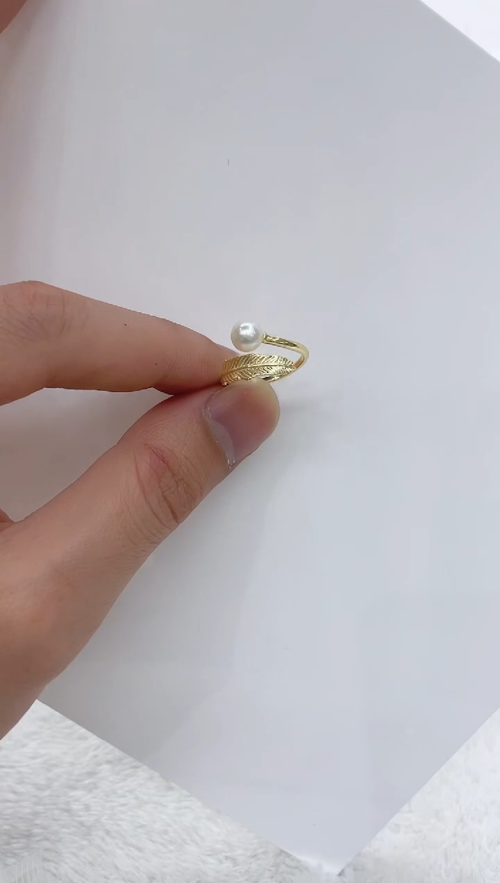 【闪购商品】海水珍珠戒指银S925镶嵌海水珍珠戒指