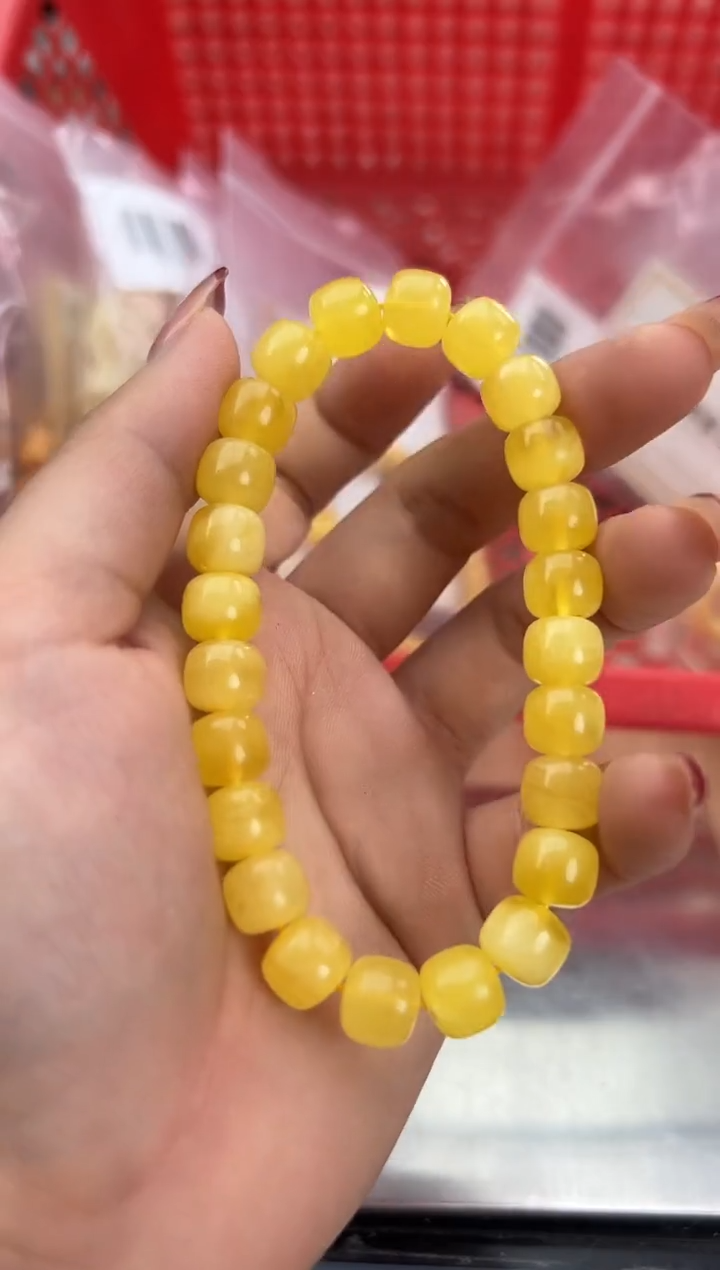 【闪购商品】琥珀裸石未镶嵌蜜蜡手串