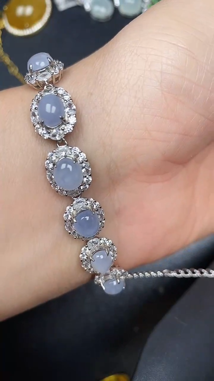 银S925镶嵌戒指翡翠4444