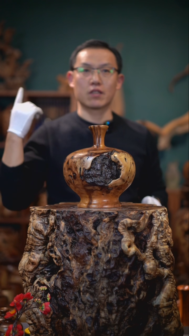 【闪购商品】枣木雷击枣木富贵尊