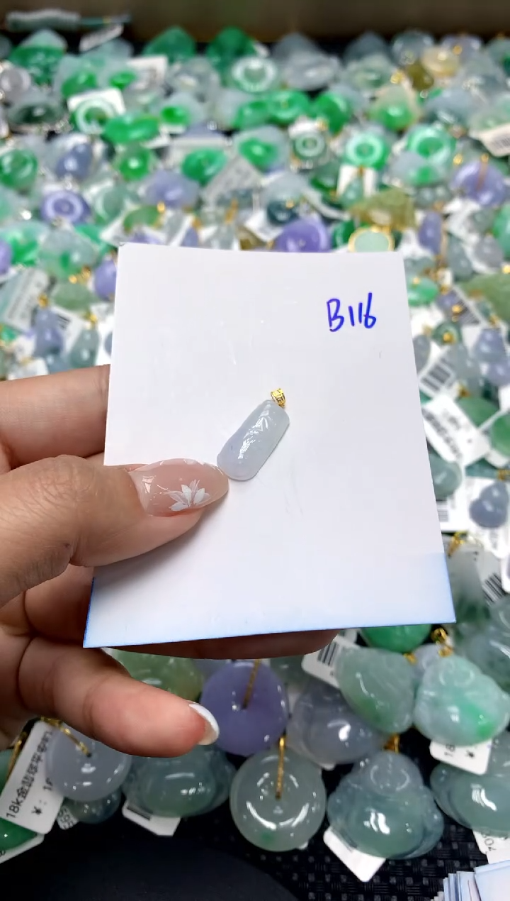 【闪购商品】翡翠颈饰18K金镶嵌111111111111111111