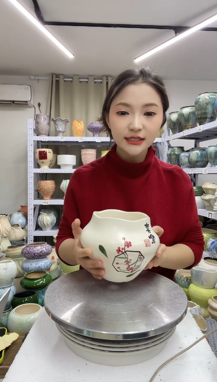 【1.3】花盆尺寸高：14 口：11