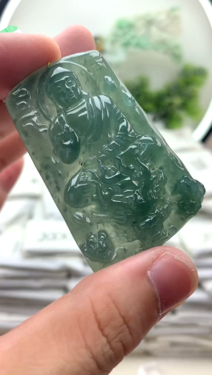 颈饰未镶嵌翡翠阿弥陀佛