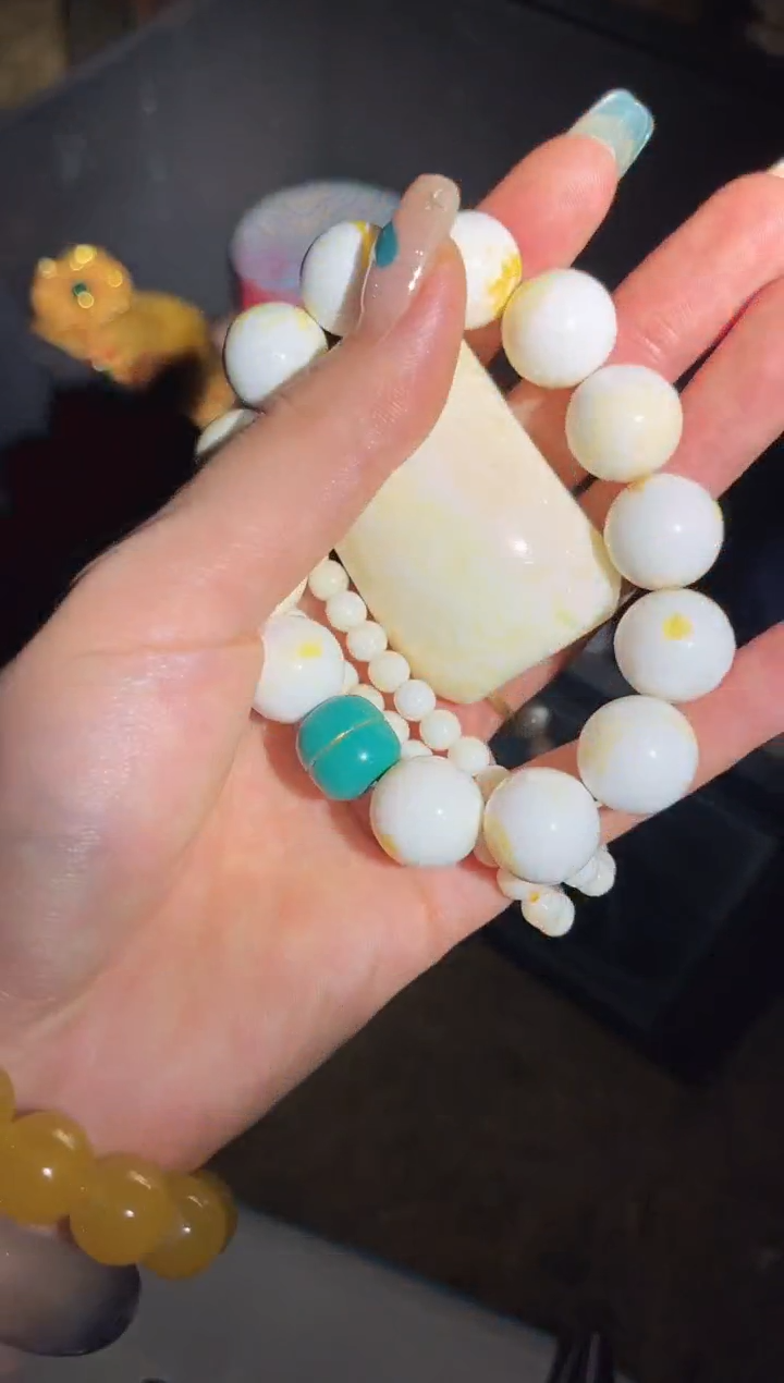 【闪购商品】【闪购商品】瓷白项链和手串