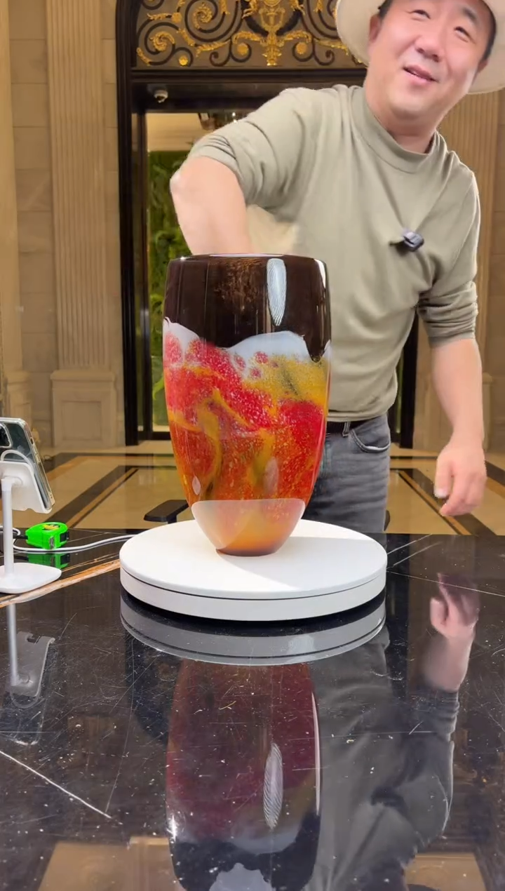 【闪购商品】茶宠AJ06544艺术琉璃花器