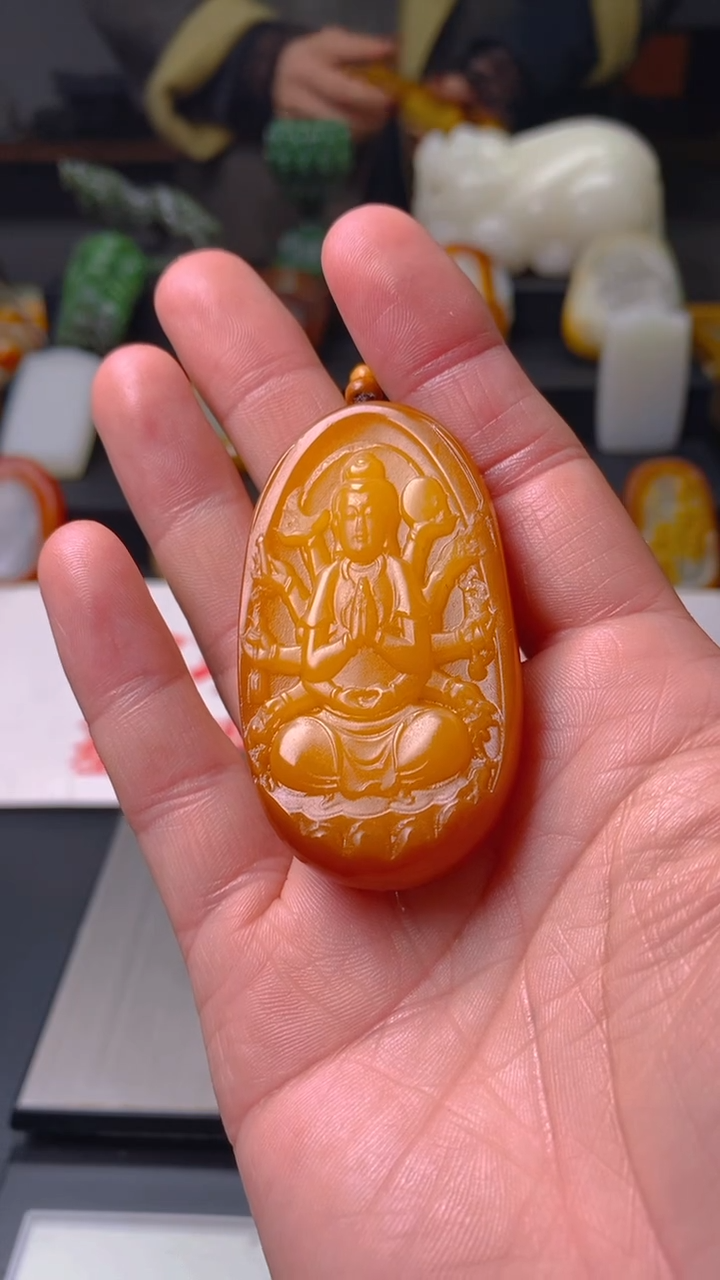 未镶嵌和田玉挂件1