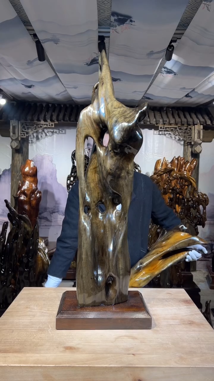 【闪购商品】金丝楠金丝楠小叶桢楠摆件80-26-18