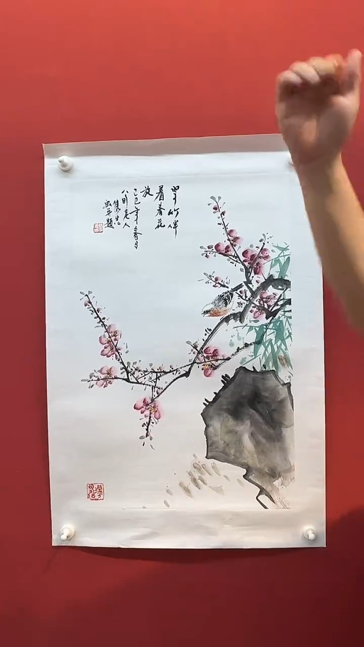 国画张隽先-国画花鸟2.7平尺A0305