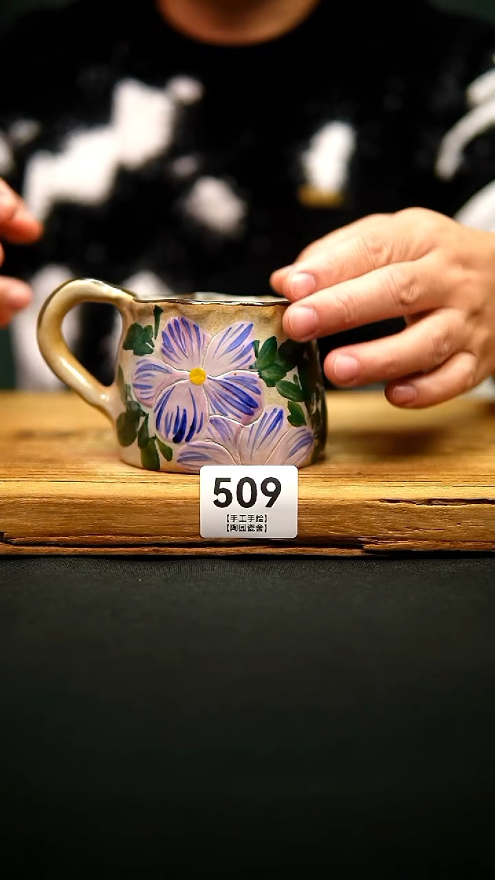 @@陶园瓷舍@@纯手工手绘@高温釉下彩