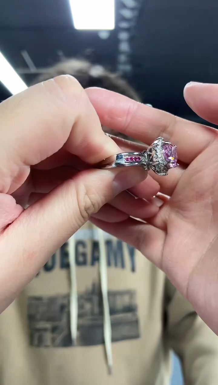 【闪购商品】托帕石戒指未镶嵌多样性发其一颜色微差