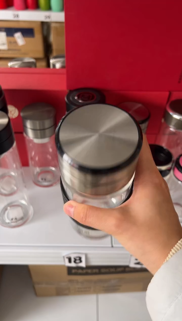 【闪购商品】单层高档茶水分离410ml茶杯