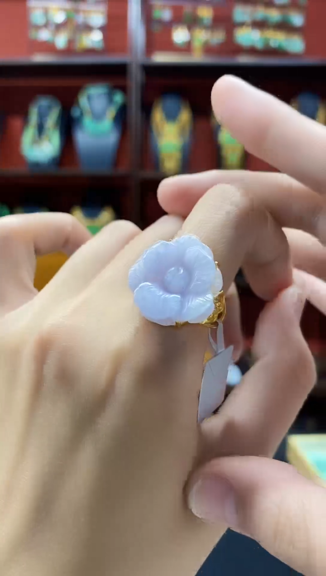 颈饰未镶嵌翡翠翡翠戒指