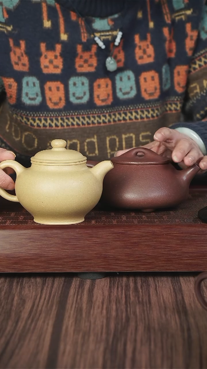 【闪购商品】紫砂茶壶本绿 掇只+千禧紫泥 景舟石瓢