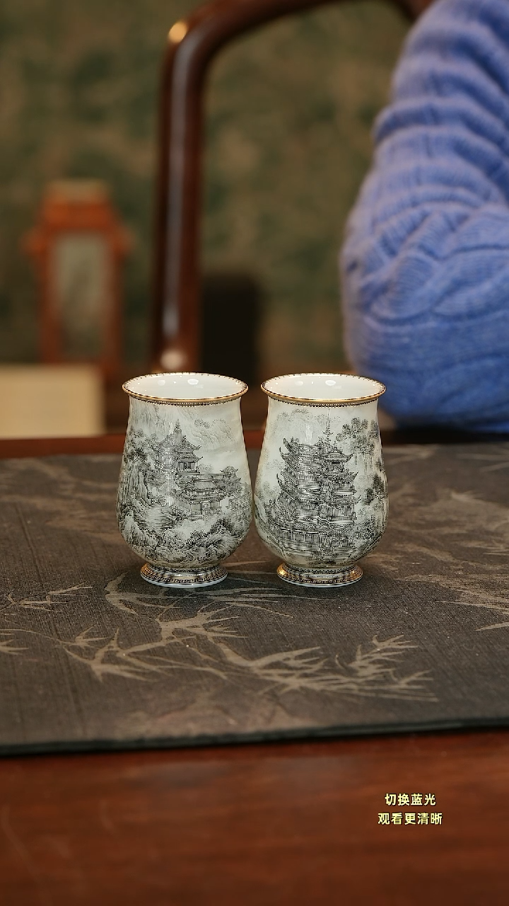 神**、墨彩滕王阁闻香杯