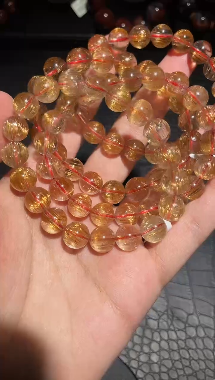 【闪购商品】水晶手链未镶嵌发晶单圈A10（多样性发其一）