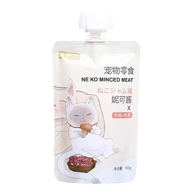 yee妮可酱湿猫粮增肥补水80g随机口味