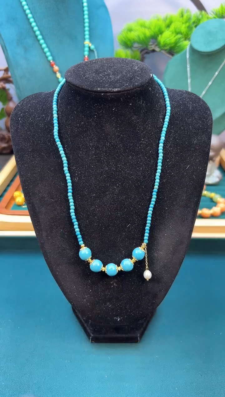 玛瑙/玉髓颈饰14K金镶嵌X839      