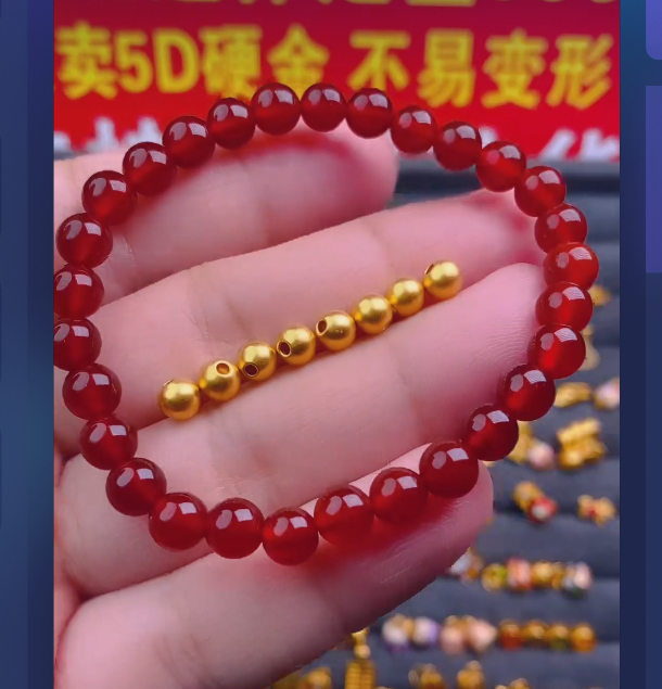 足金999 卡5古法8颗/ 多样性发