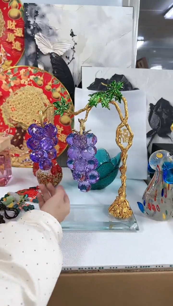 【闪购商品】无铅玻璃花间集00051葡萄树