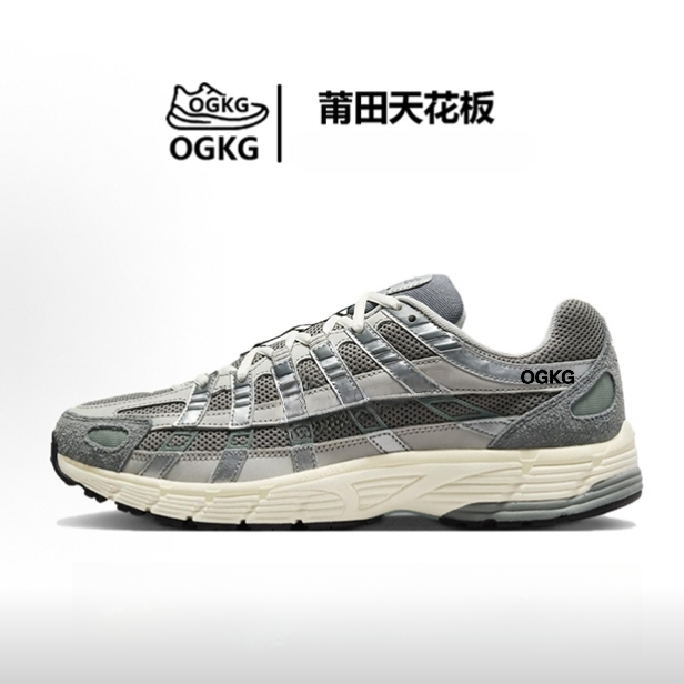 P六千系列-莆田【真Cush泡棉】复古运动鞋男女情侣通勤百搭缓震