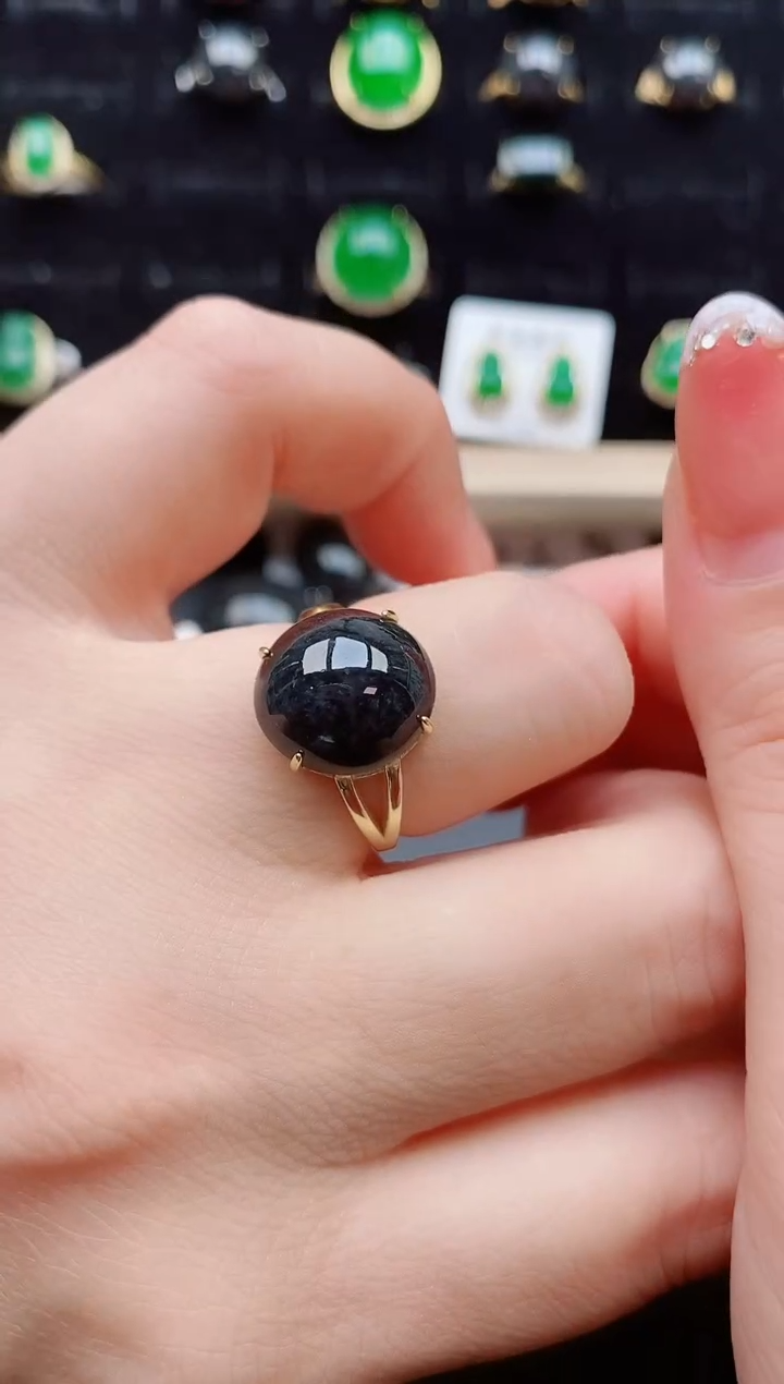 【闪购商品】翡翠戒指银S925镶嵌212121