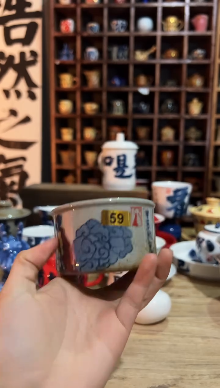 【闪购商品】观云听雨原创手绘茶具