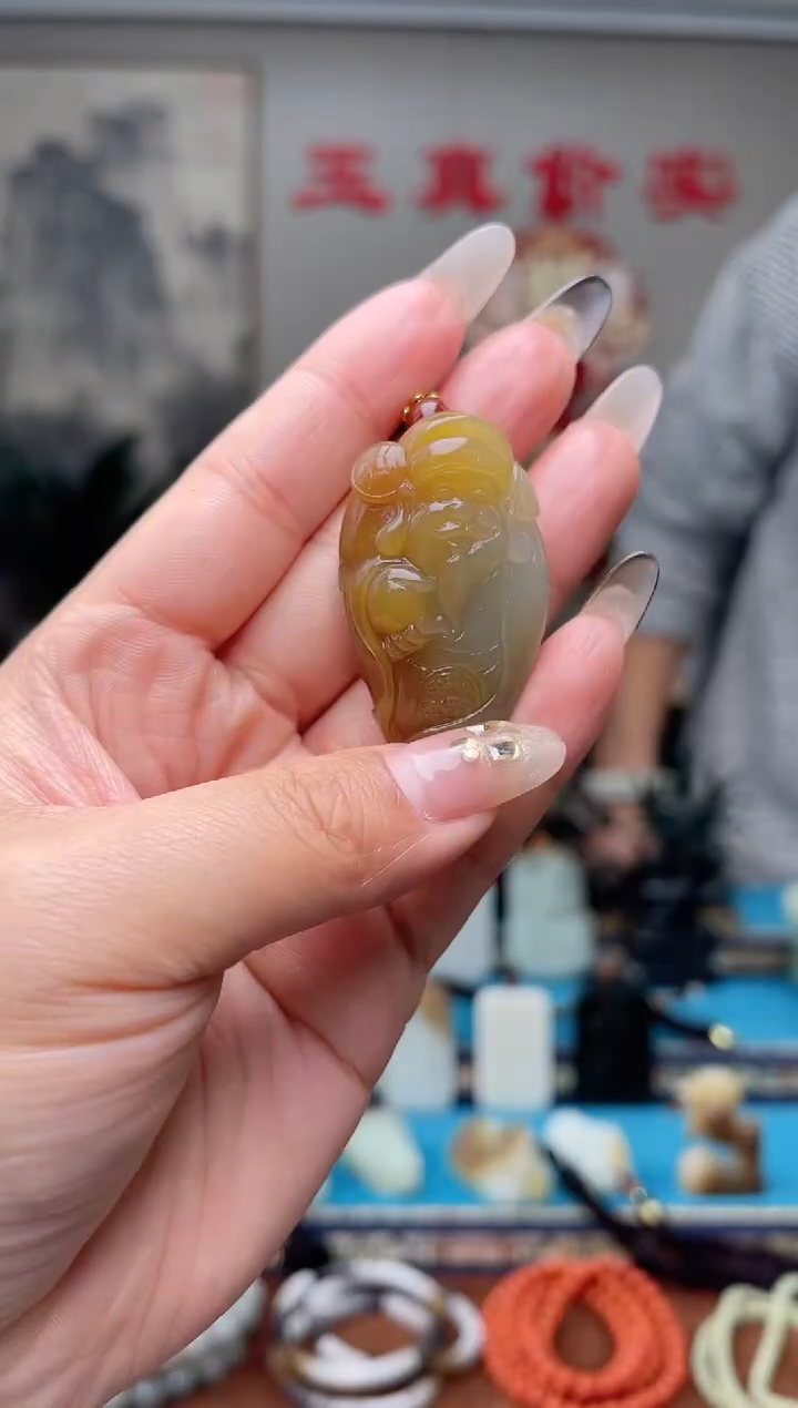 【闪购商品】和田玉挂件未镶嵌1