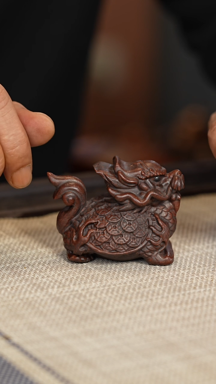 【闪购商品】紫砂茶壶紫泥龙龟